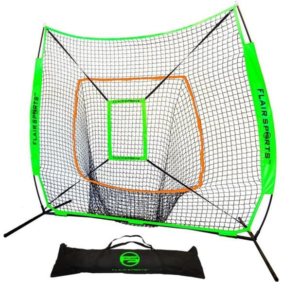Baseball Net - Softball Net - 7 ft X 7 ft Practice Hitting & Pitching - Picture 1 of 7